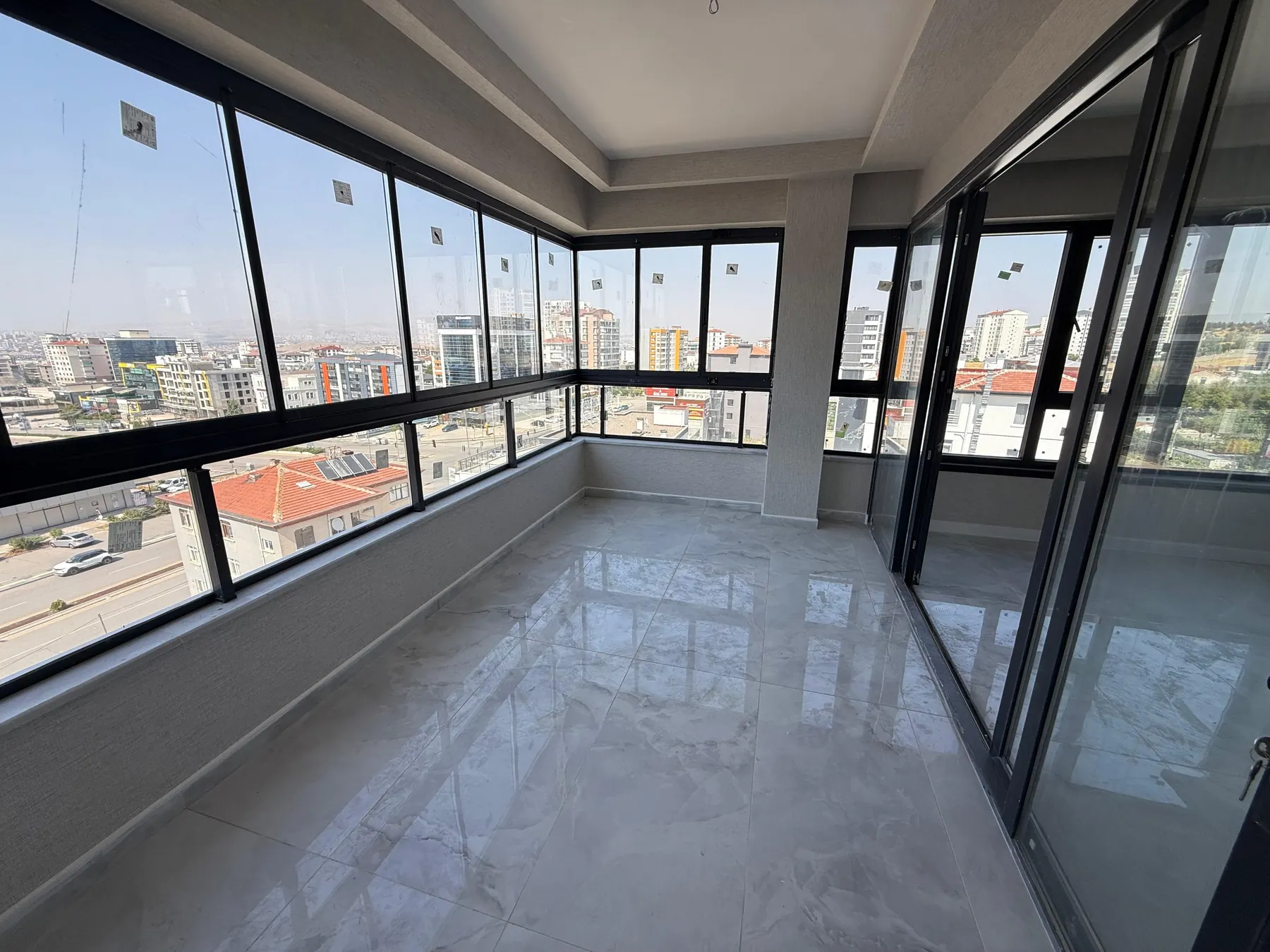 Cam balkon, gerçek fotoğraf